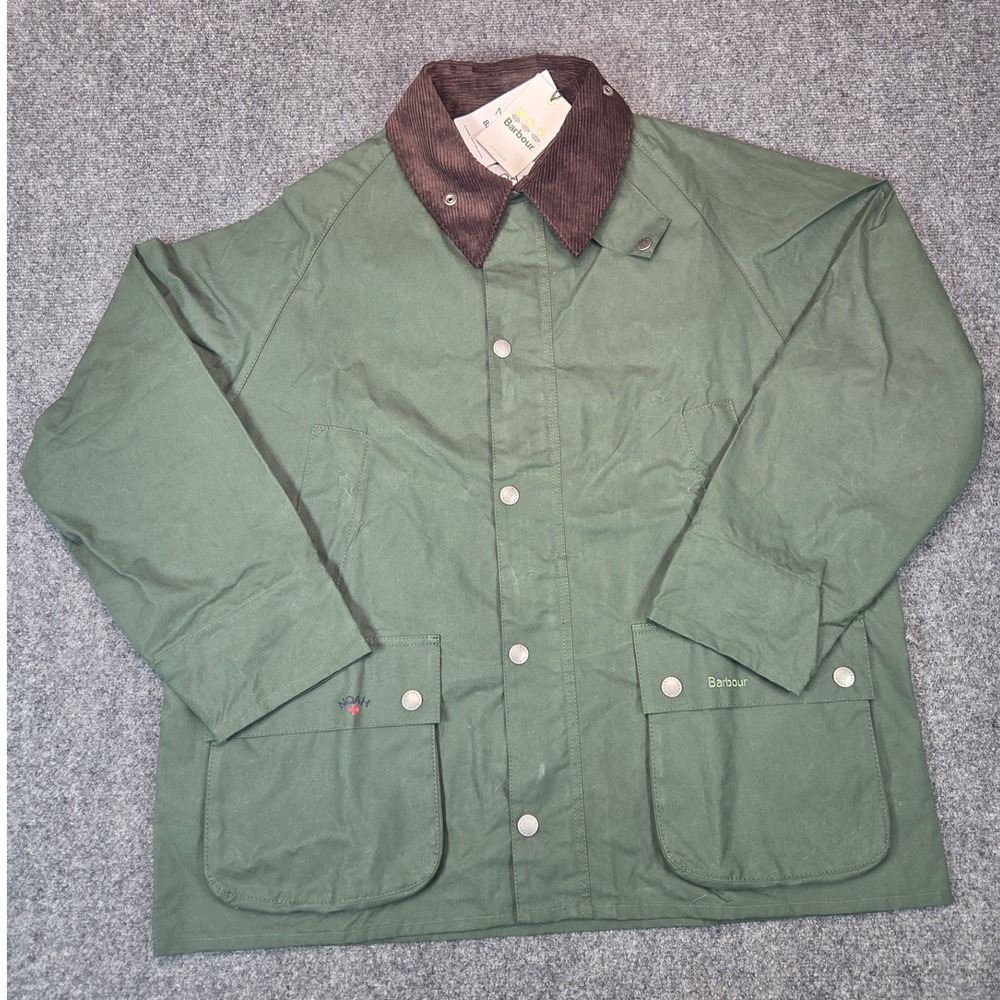 NEW Noah x Barbour Popeye Bedale Jacket Sage Green XL